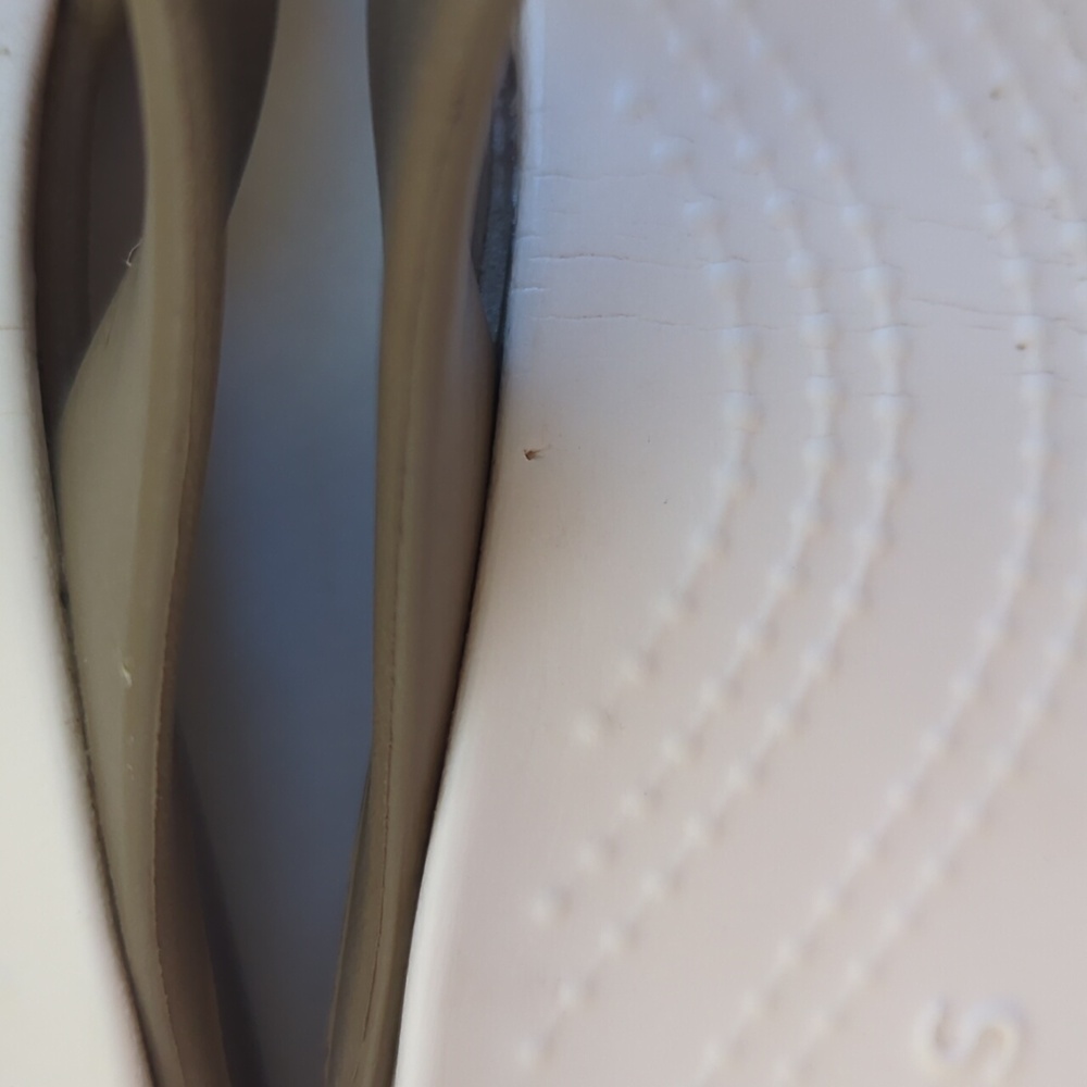 Crocs Meleen Twist Lightweight Summer Sandals 8 Taupe - Picture 8 of 16